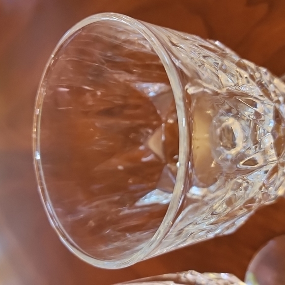 VINTAGE SET OF 2 Arcoroc France cut crystal glasses - Picture 5 of 6